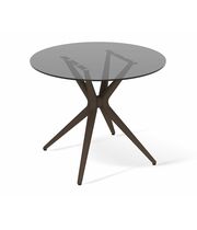 Стол Sheffilton SHT-TU30/TT26 90 СТЕКЛО коричневый/дымчатый