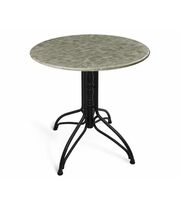 Стол Sheffilton SHT-TU25/МДФ 80 лофт медь/чёрный муар