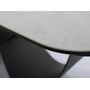 Стол обеденный SIGNAL INFINITY Ceramic Nature Cloud белый/черный, 160-240/95