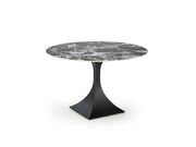 Стол обеденный HALMAR MANUEL черный мрамор/че..