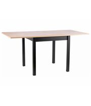 Стол обеденный SIGNAL FLIP дуб артизан/черный, 80-160/80/78