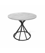 Стол Sheffilton SHT-TU4-1/90 ЛДСП черный муар/бетон чикаго светло-серый