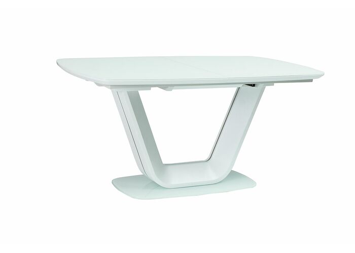 Стол обеденный SIGNAL ARMANI белый, 160-220/90/76