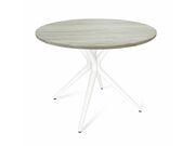 Стол Sheffilton SHT-TU30/90 МДФ белый/дуб вер..