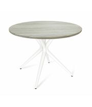 Стол Sheffilton SHT-TU30/90 МДФ белый/дуб верона белый