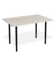 Стол Sheffilton SHT-TU65/TT 120/80 ЛДСП черный/дуб беленый