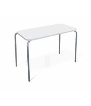 Стол Sheffilton SHT-T35 100/50 артикул SHT-T103 белый матовый/хром лак