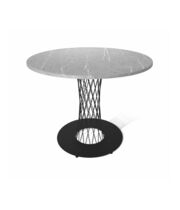 Стол Sheffilton SHT-TU3-1/TT 90 МДФ черный муар /серый мрамор