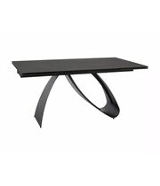 Стол обеденный SIGNAL DIUNA Ceramic Ossido Bruno коричневый/черный мат, 160-240/90