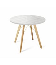 Стол Sheffilton SHT-TU9/80 ЛДСП прозрачный лак/сосна касцина