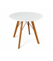 Стол Sheffilton SHT-TU9/80 МДФ артикул SHT-T71 светлый орех/белый