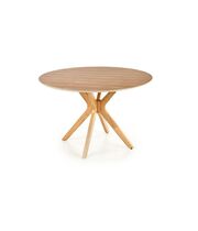 Стол обеденный HALMAR NICOLAS дуб натуральный/дуб натуральный, 120/77