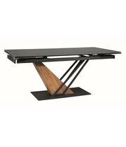 Стол обеденный SIGNAL GENESIS черный/ясень, 180-240/90