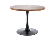 Стол обеденный SIGNAL AMADEO орех/черный мат ..