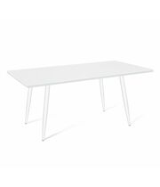 Стол Sheffilton SHT-TU14/120/80 МДФ артикул SHT-T126 белый муар/белая шагрень