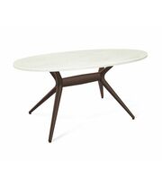 Стол Sheffilton SHT-TU30-2/TT 120/80 артикул SHT-СП07 коричневый/бетон крем