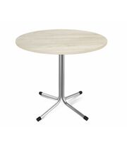 Стол Sheffilton SHT-TU7/80 ЛДСП артикул SHT-Т26 хром лак/дуб беленый