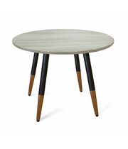 Стол Sheffilton SHT-TU12/90 МДФ артикул SHT-T156 черный/темный орех/дуб верона белый