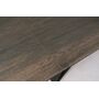Стол обеденный SIGNAL WESTIN Ceramic эффект дерева/черный мат, 160-240/90