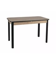 Стол обеденный SIGNAL DIEGO II дуб артизан/черный, 105-140/65