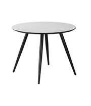 Стол обеденный SIGNAL IDEAL Ceramic эффект белого мрамора/черный 100