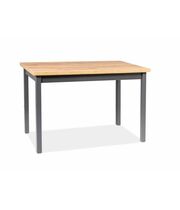 Стол обеденный SIGNAL ADAM дуб ланселот/антрацит, 120/68/75