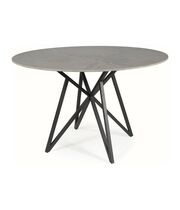 Стол обеденный SIGNAL MURANO серый матовый/черный FI120