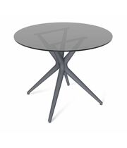 Стол Sheffilton SHT-TU30/TT26 90 СТЕКЛО серый/дымчатый