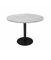 Стол Sheffilton SHT-TU43/TT 90 ЛДСП артикул SHT-T242 черный муар/бетон чикаго светло-серый