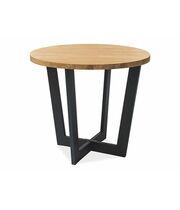 Стол обеденный SIGNAL CONO дуб/черный, 90/78