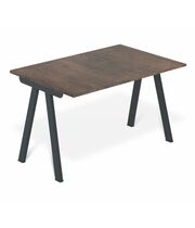 Стол Sheffilton SHT-TU92/TT 120/80 МДФ антрацит/палисандр