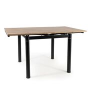 Стол обеденный SIGNAL GD082 дуб артизан/черный мат 80-131/80