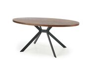 Стол обеденный HALMAR LOCARNO ореховый/черный..