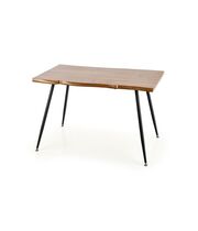 Стол обеденный HALMAR LARSON дуб натуральный/черный, 120/80/77