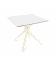 Стол Sheffilton SHT-TU30/TT80/80 артикул SHT-СП08 ваниль/белый