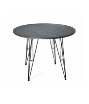 Стол Sheffilton SHT-TU10/TT 90 МДФ артикул SHT-T228 черный муар/каменный уголь