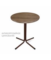 Стол Sheffilton SHT-TU7-1/70 МДФ коричн.муар(цинк)/черный/орех светлый