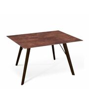 Стол Sheffilton SHT-TU9-2/TT21-6 100/75 керамика  венге/коричневая сепия