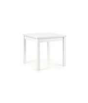 Стол обеденный HALMAR GRACJAN белый/белый, 80-160/80/76