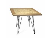 Стол Sheffilton SHT-TU10/ 70/70 ДУБ/OSB черны..