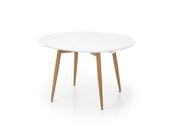 Стол обеденный HALMAR EDWARD белый/дуб медовы..