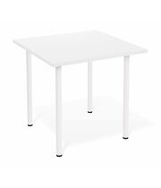 Стол Sheffilton SHT-TU66/TT 80/80 ЛДСП белый/белый снег