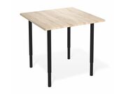 Стол Sheffilton SHT-TU65/TT 80/80 МДФ черный/..