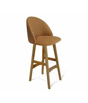 Стул барный Sheffilton SHT-ST35/S65 горчичный/светлый орех