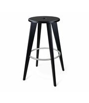 Стул барный Sheffilton SHT-S146 черный/нерж