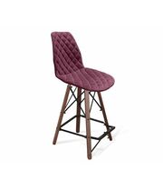 Стул полубарный Sheffilton SHT-ST29-C12/S80-1 ежевичное вино/темный орех/черный
