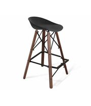 Стул барный Sheffilton SHT-ST19/S80 артикул СТ-201 черный/темный орех