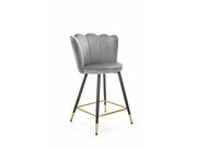 Стул барный HALMAR H106 серый/черный/золотой..