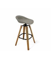 Стул полубарный Sheffilton SHT-ST19-SF1/S93 артикул СТ-527 корич.сахар/браш коричневый/черн.муар