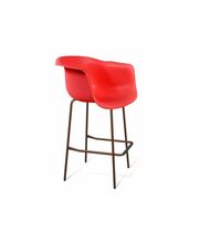 Стул барный Sheffilton SHT-ST31/S29 красный RAL3020/медный металлик